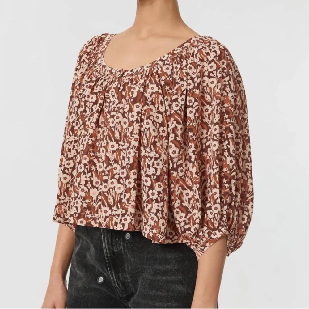 $325 NWT Rhode Tammy Top in Sienna Bloom Sz Medium M